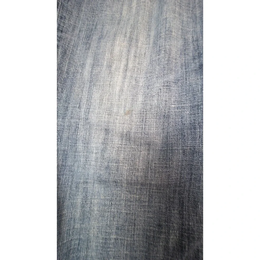 Lucky Brand 221 Straight Jeans Mens 36 Blue Distressed Denim